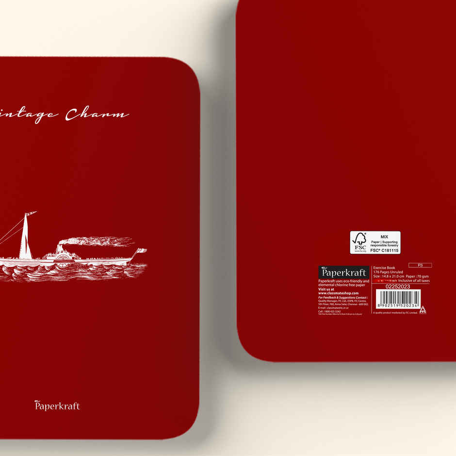 Paperkraft|Kraft cover|Unruled|A5|210 X 148|176 pages