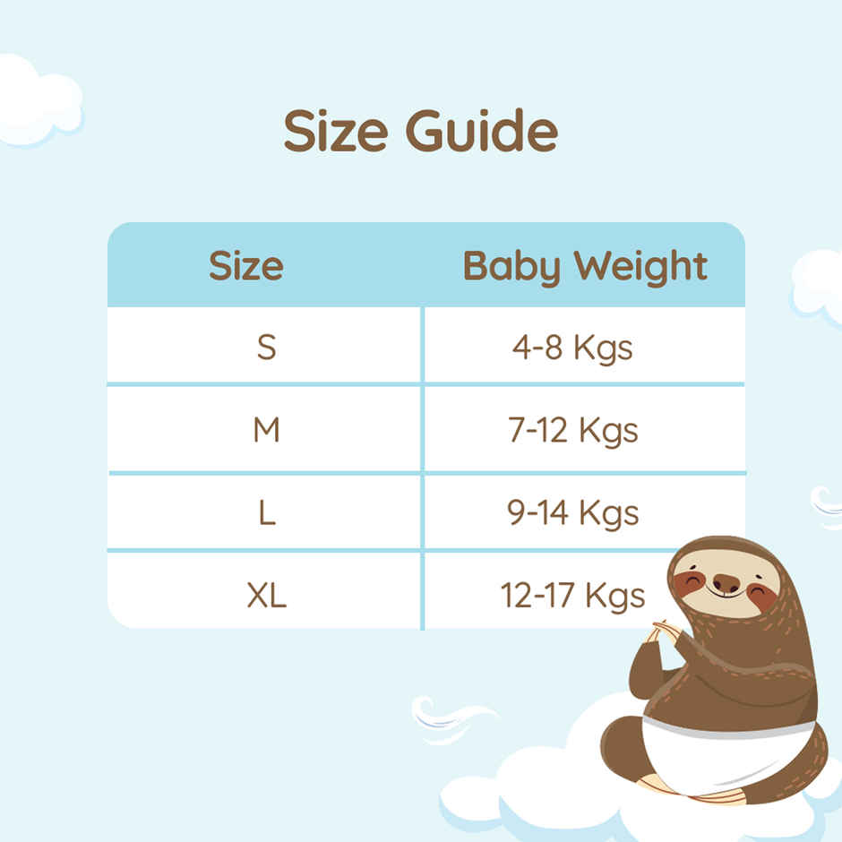 allter Breeze Baby Diaper Pants M Size | 7-12 kgs | M | 32 pcs
