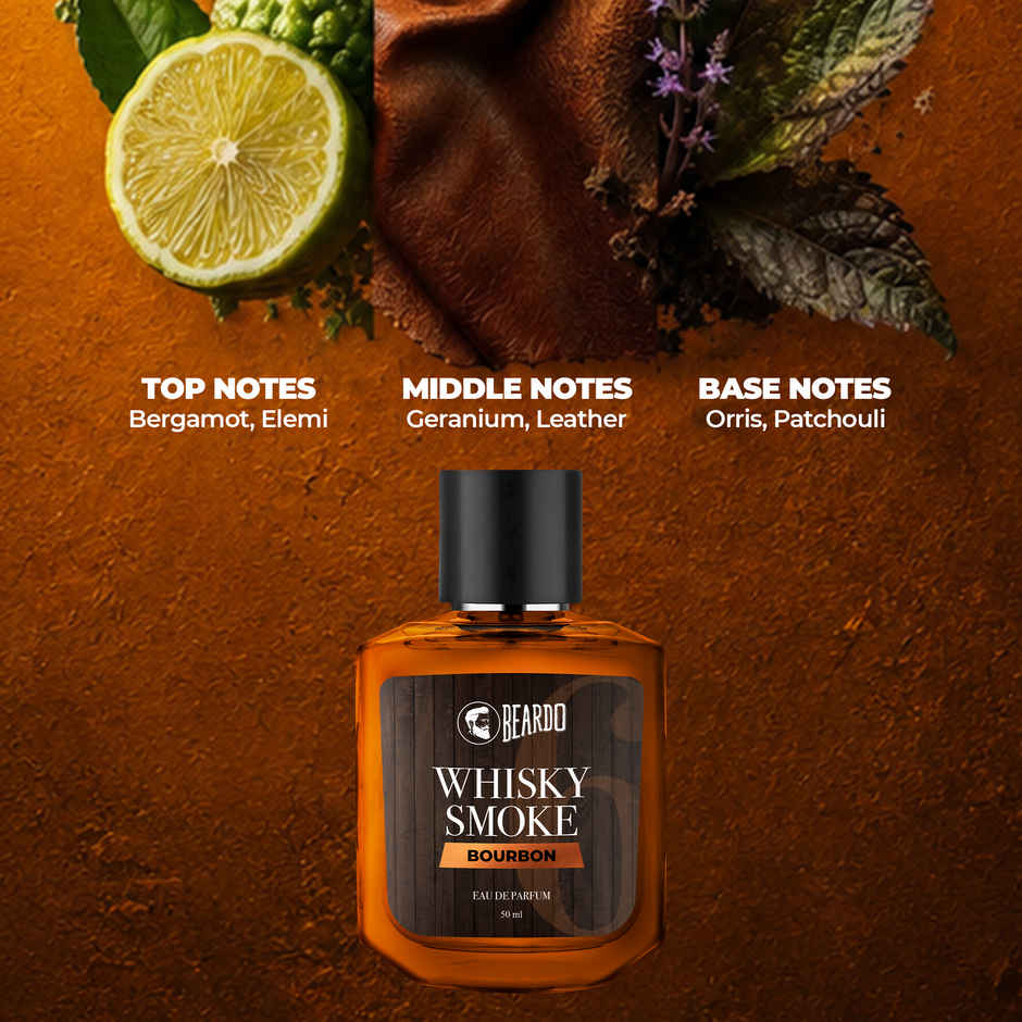 Beardo Whisky Smoke Bourbon Perfume For Men | Eau De Parfum