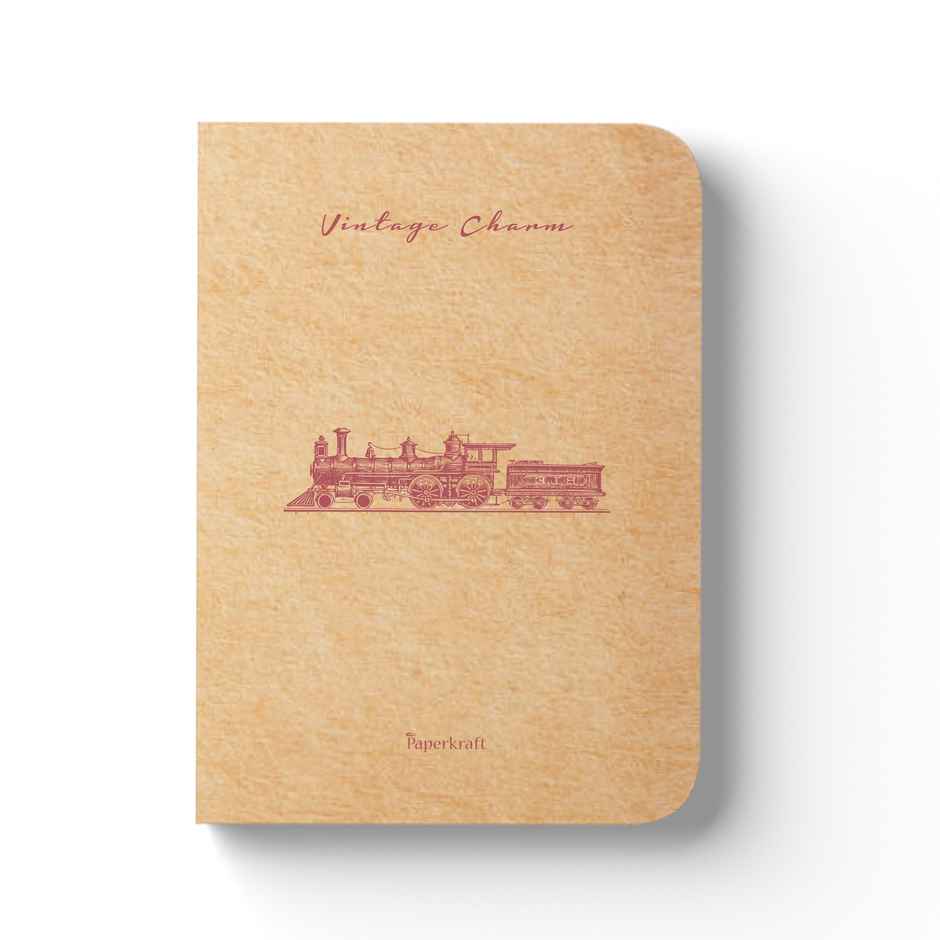 Paperkraft | Vintage Series Brown Kraft | Automotive | 210x 148 |176 Pages |unruled