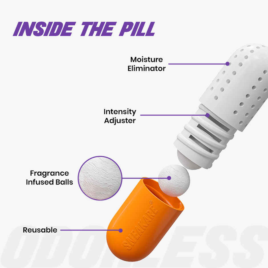 Sneakare Shoe Deodoriser Pills