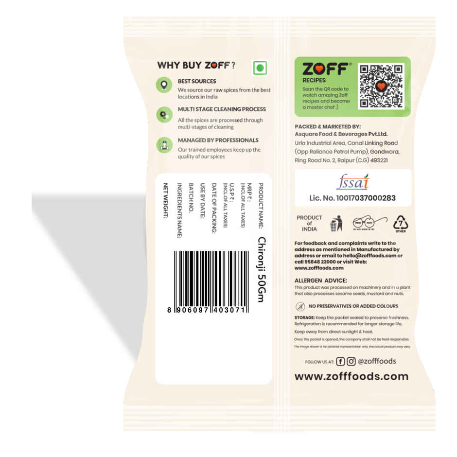 ZOFF Chironji - Charoli Nuts