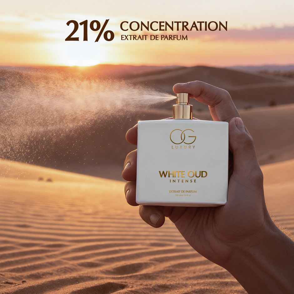 OG Luxury White Oud Perfume for Men | Extrait De Parfum | Long-Lasting Woody Fragrance