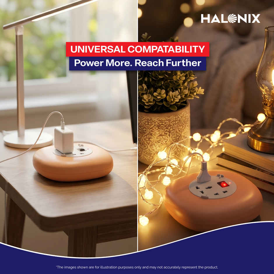 Halonix Add-On Triny Pro+ Extension Cord | 8 m