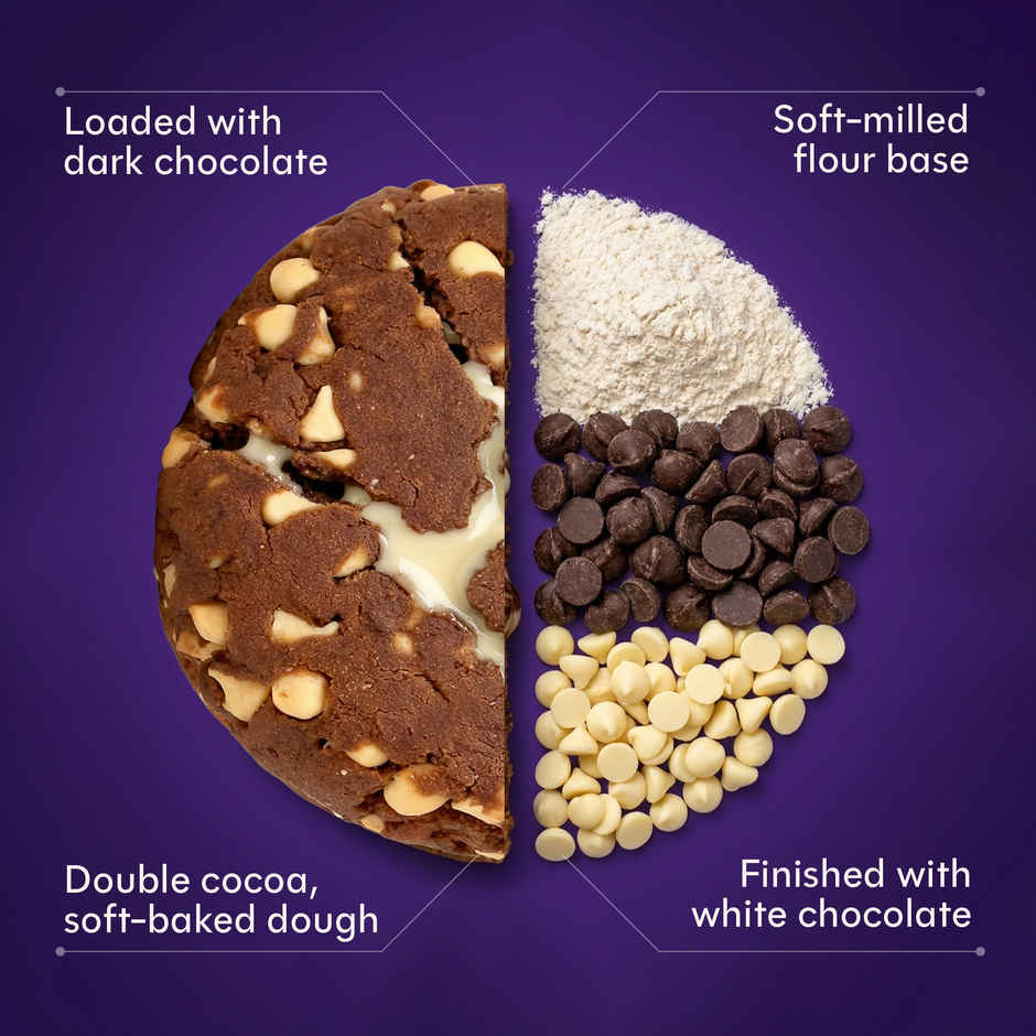 CookieMan Double Choco Chip Soft & Chewy Dessert Cookie