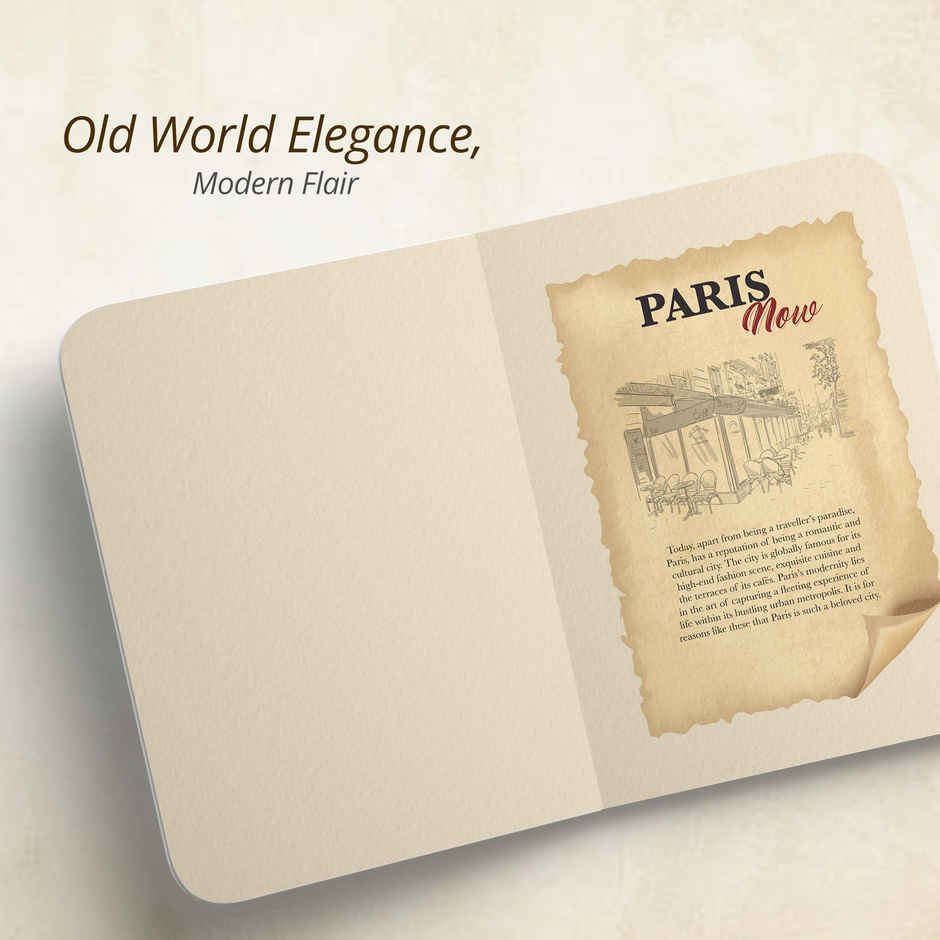 Paperkraft | Vintage Series Brown Kraft | City | 210x 148 |176 Pages |unruled