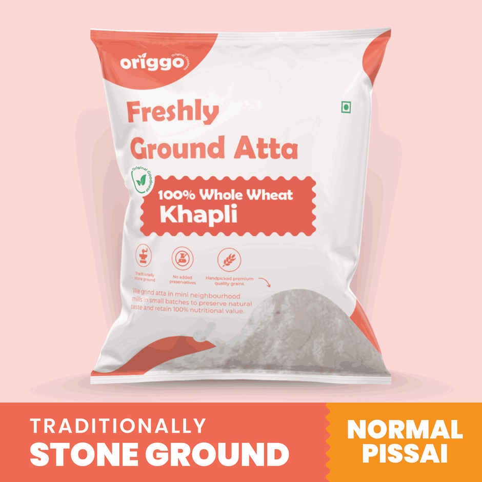 Origgo Khapli Stone Ground Atta-Normal Pissai