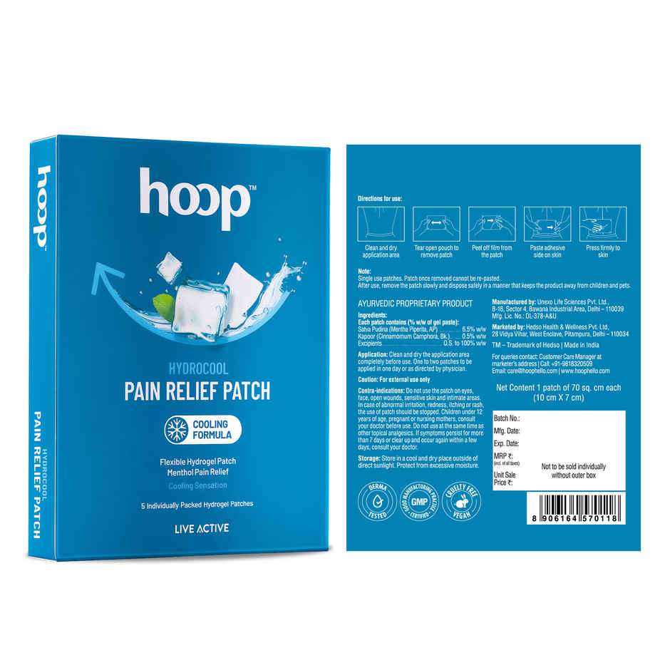 Hoop Hydrocool Pain Relief Patch