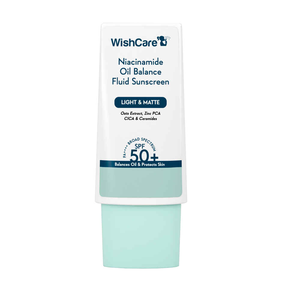 Wishcare Niacinamide Oil-Balance Sunscreen SPF50+ PA++++ In-Vivo Tested Light & Matt Oily Skin