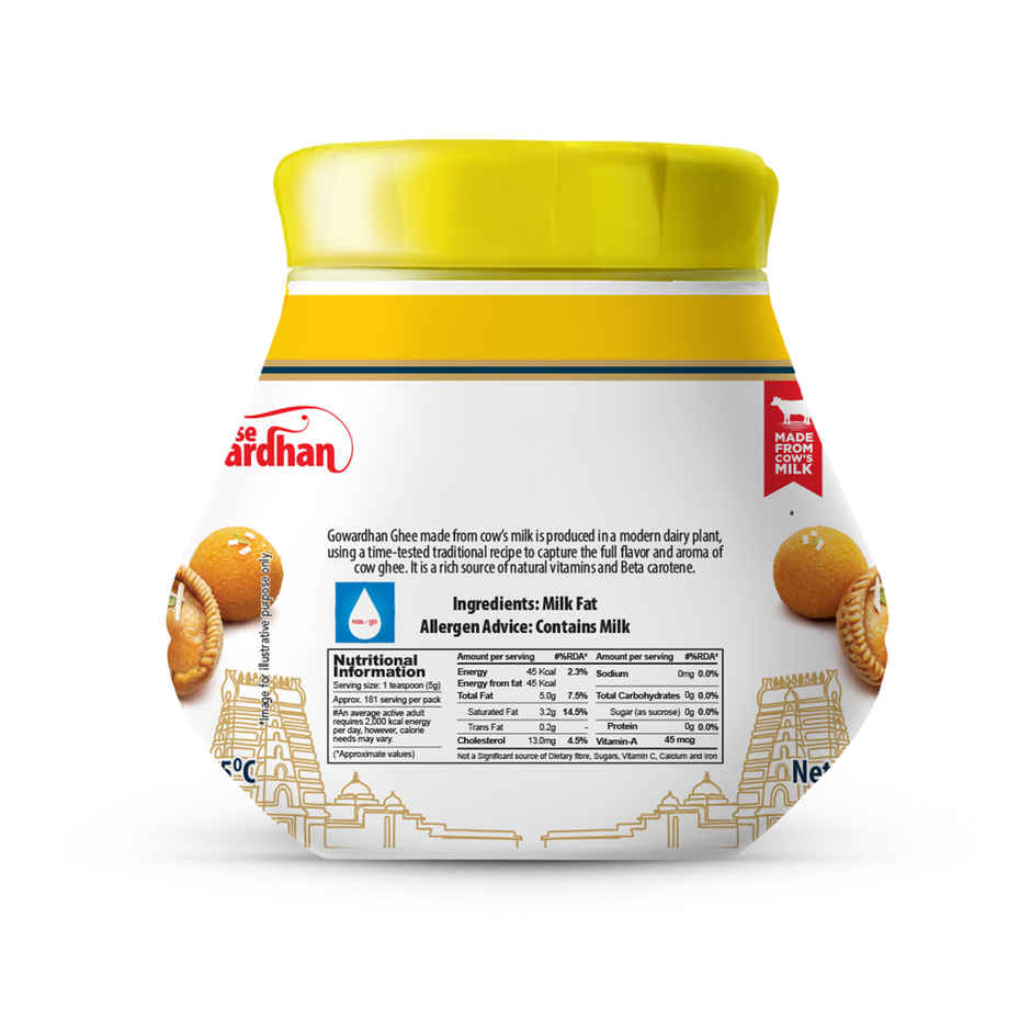 Gowardhan Pure Cow Ghee | Jar