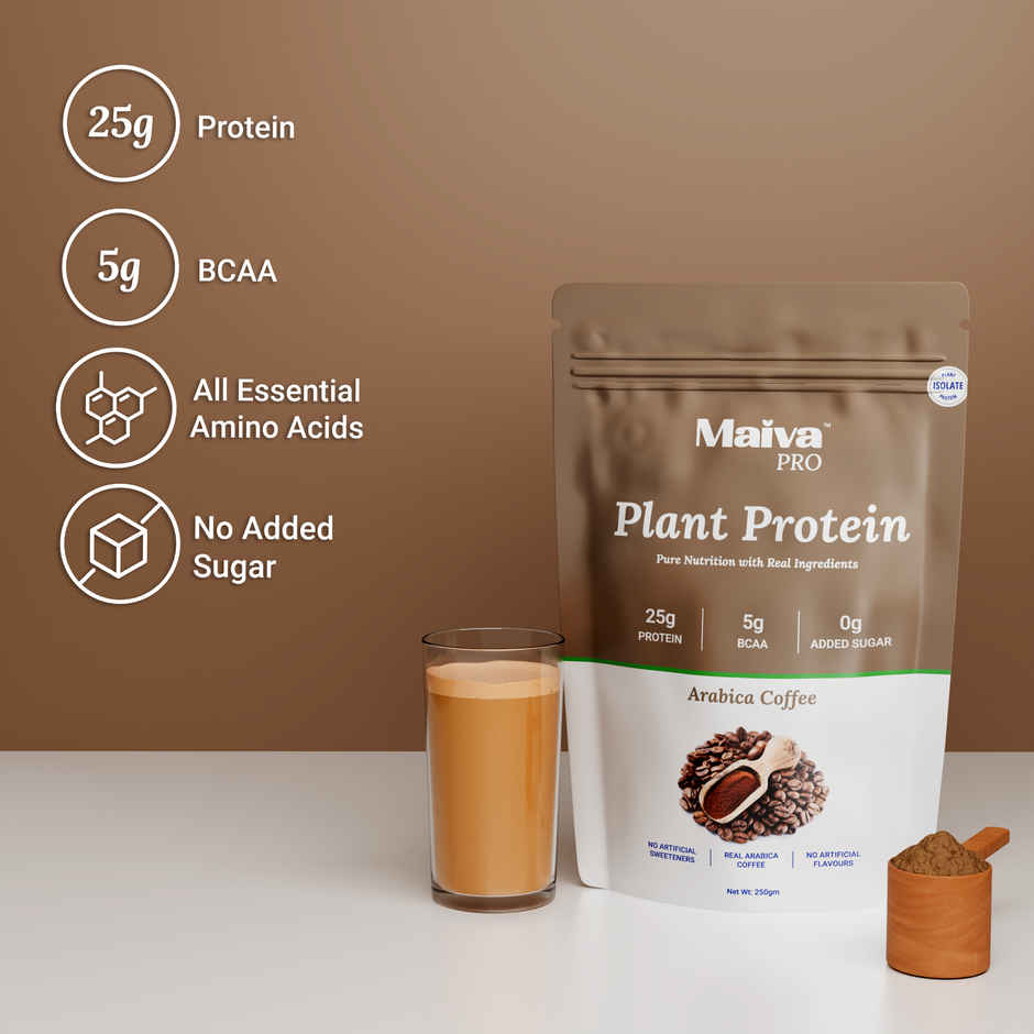 Maiva Pro Plant Protein Powder - Arabica Coffee