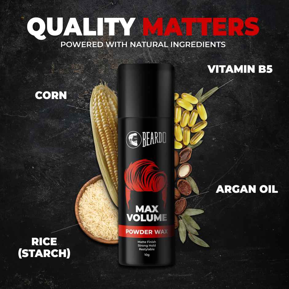 Beardo Max Volume Hair Wax Powder