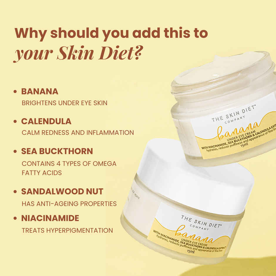 The Skin Diet Company Banana Under-Eye Cream