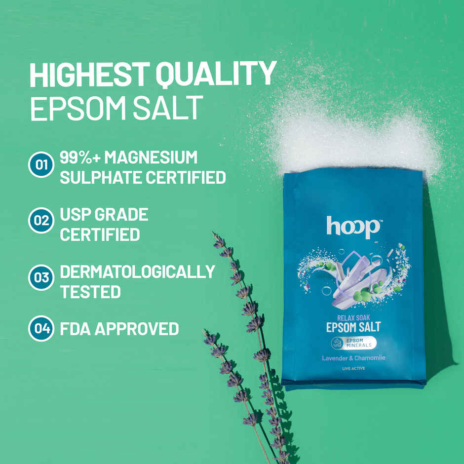 Hoop Epsom Salt Lavender & Chamomile