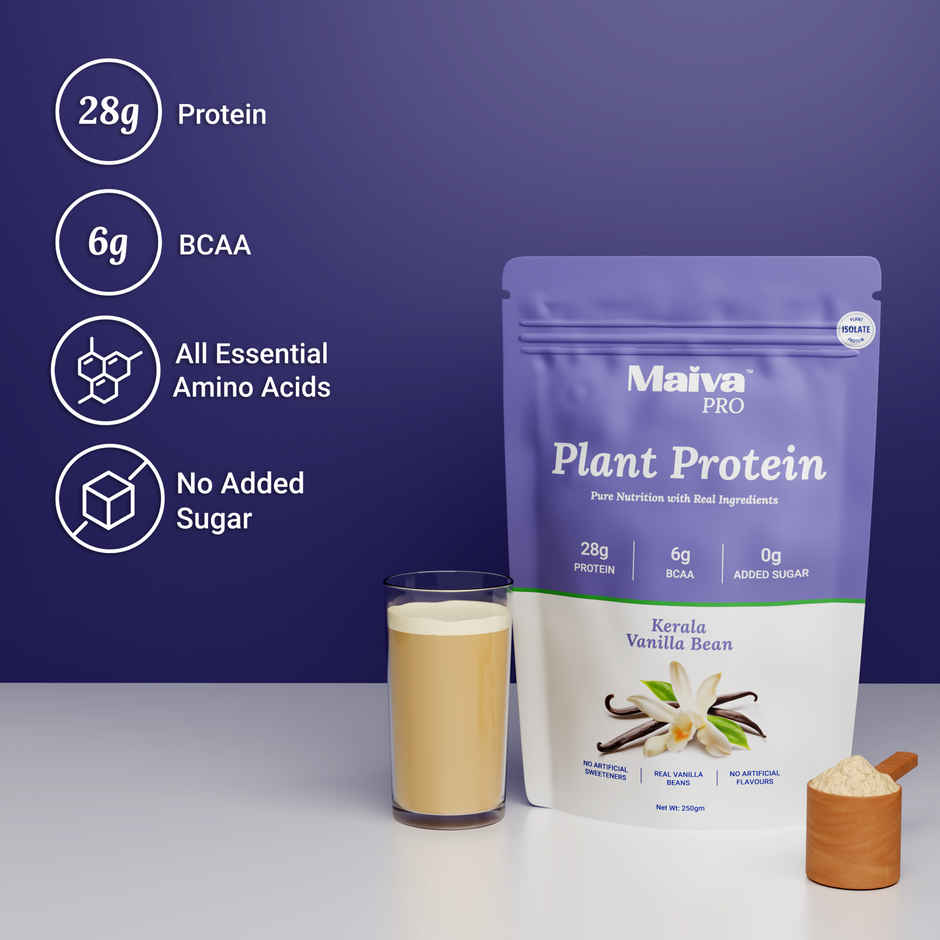 Maiva Pro Plant Protein Powder - Kerala Vanilla Bean