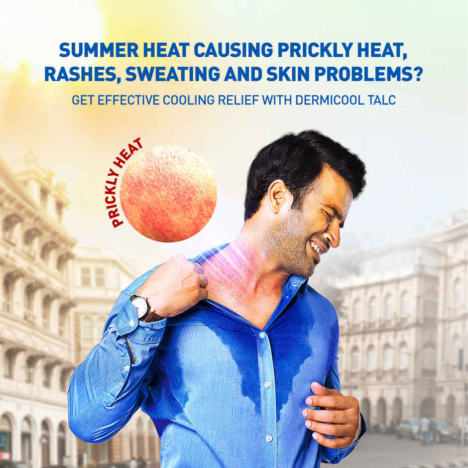 Dermicool Prickly Heat Powder Menthol Regular + Dermicool Free