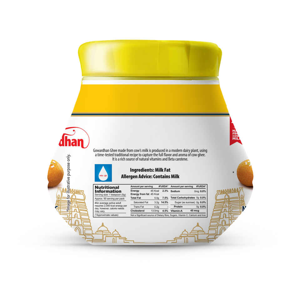 Gowardhan Pure Cow Ghee | Jar