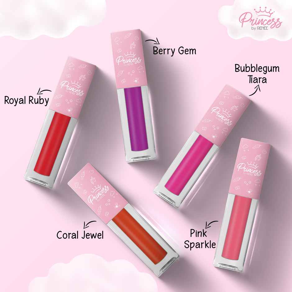 Princess By Renee Royal Shine Lightly Tinted Super Glossy Lip Gloss Set