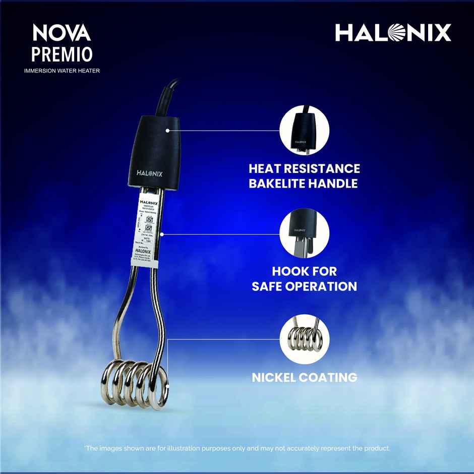 Halonix Premio Immersion Rod Water Heater - 1000 W