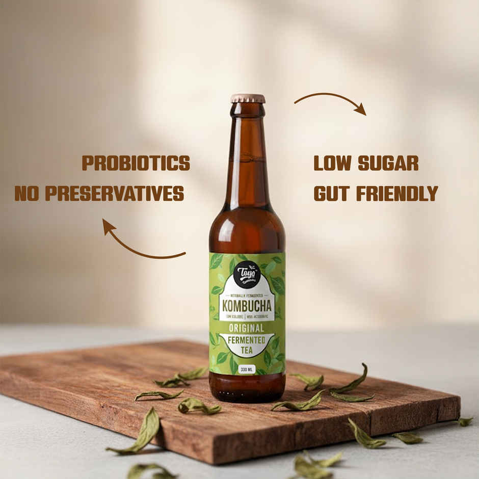 Toyo Kombucha Low Sugar Original | Non-Alcoholic Kombucha