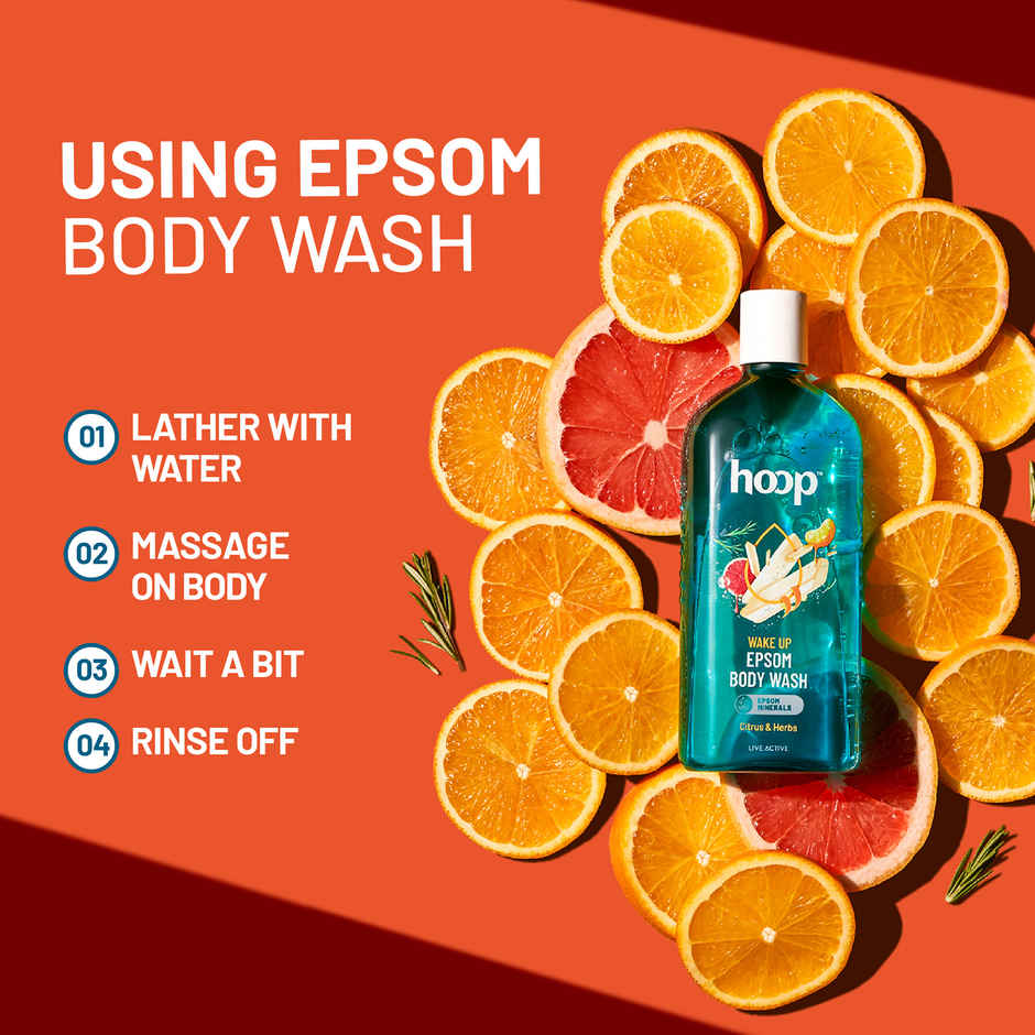 Hoop Epsom Body Wash Citrus Herbs