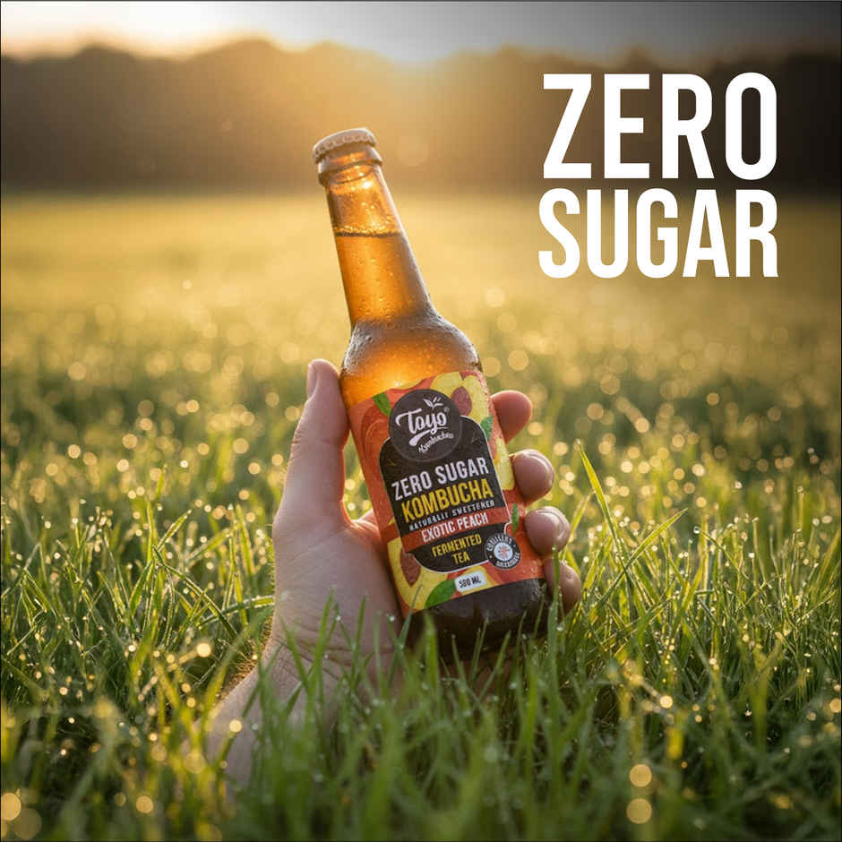 Toyo Kombucha Zero Sugar Exotic Peach Kombucha Combo
