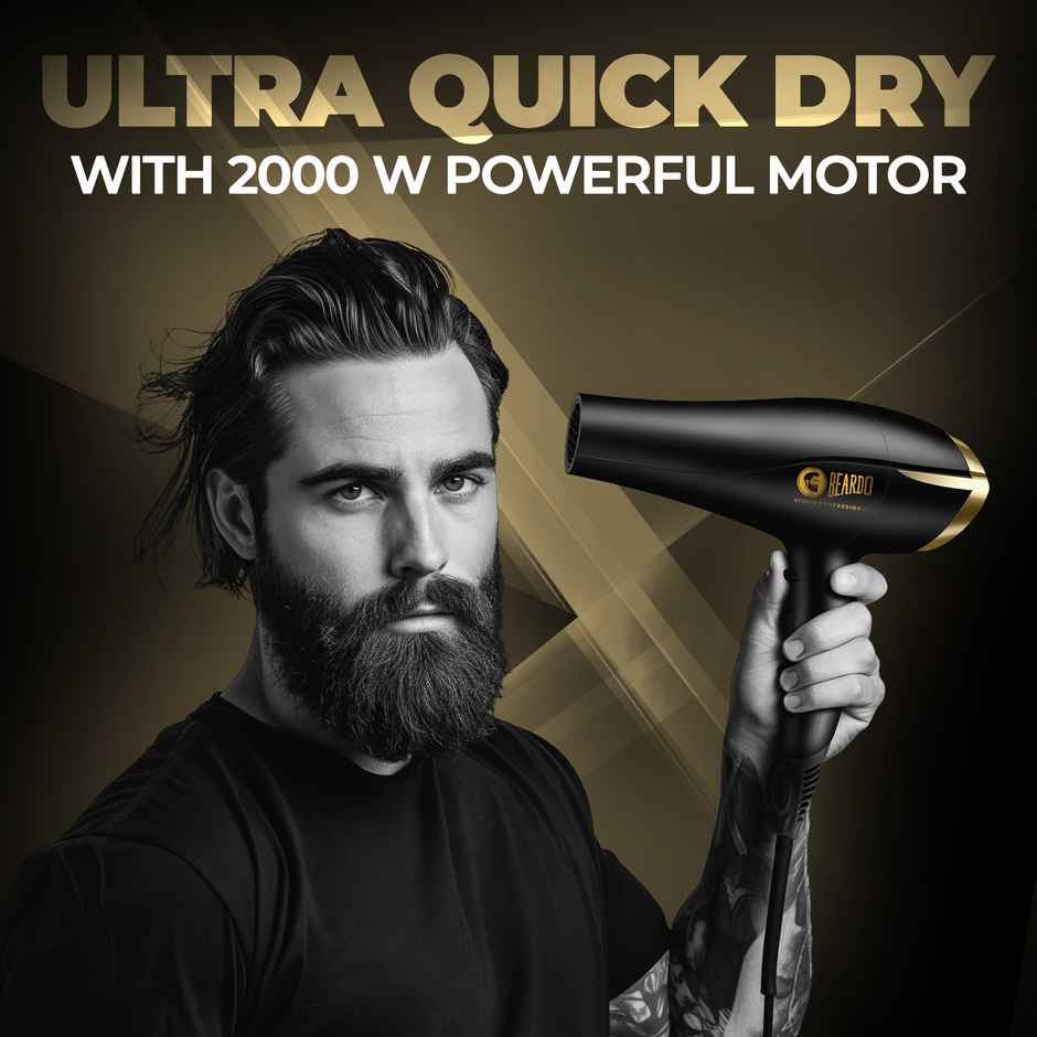 Beardo Men Tornado Pro Hair Dryer 2000W