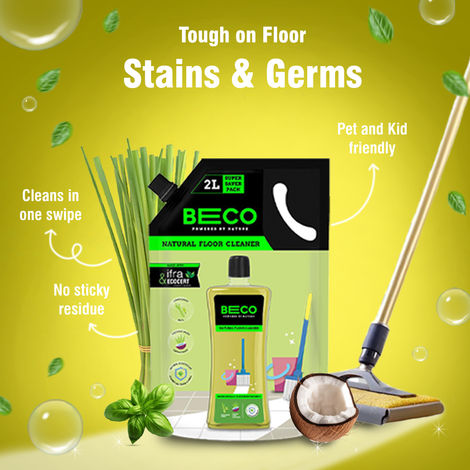 Beco Lemongrass & Basil Freshness Natural Disinfectant Floor Cleaner