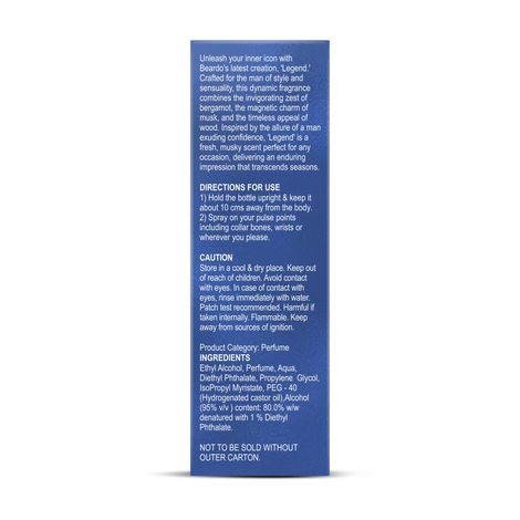 Beardo Legend Long Lasting Perfume For Men Eau De Parfum