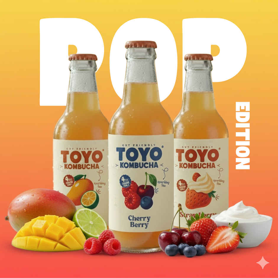Toyo Kombucha Low Sugar Mango Lime