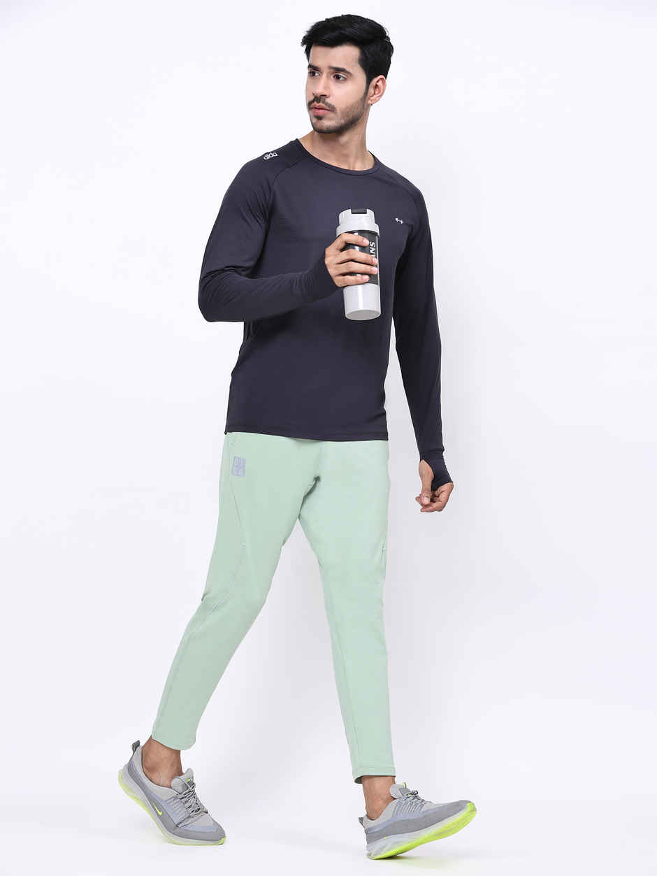 Dida Men's Track Pant Regular Comfortable Stretchable Dry-Fit | Light Green - M