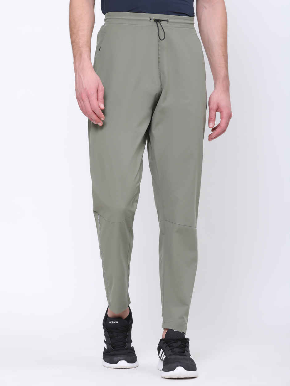 Dida Men's Track Pant Regular Comfortable Stretchable Dry-Fit | Olive - M