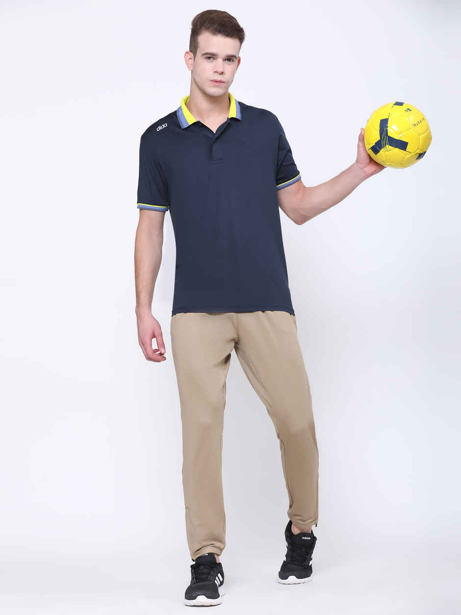 Dida Men's Track Pant Regular Comfortable Stretchable Dry-Fit | Beige - XL