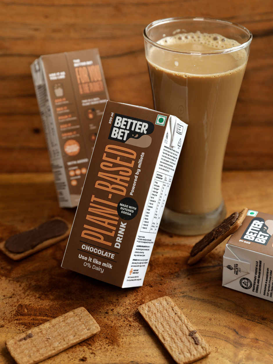 Better Bet Plant Based Milk (made with millets)-Chocolate