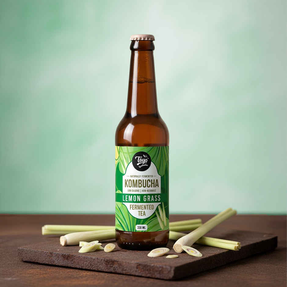 Toyo Kombucha Low Sugar Lemongrass | Non-Alcoholic Kombucha