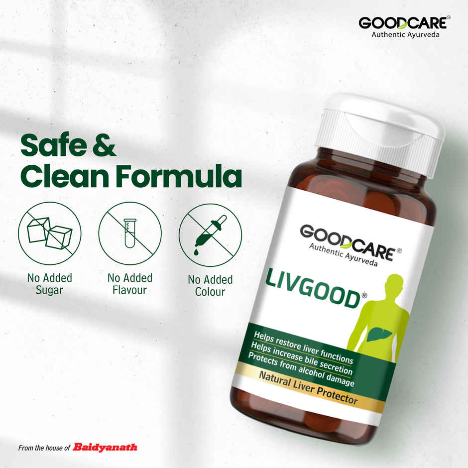 Goodcare Livgood Capsules Natural Liver Protector An Ayurveda For Healthy Liver 60 Capsules