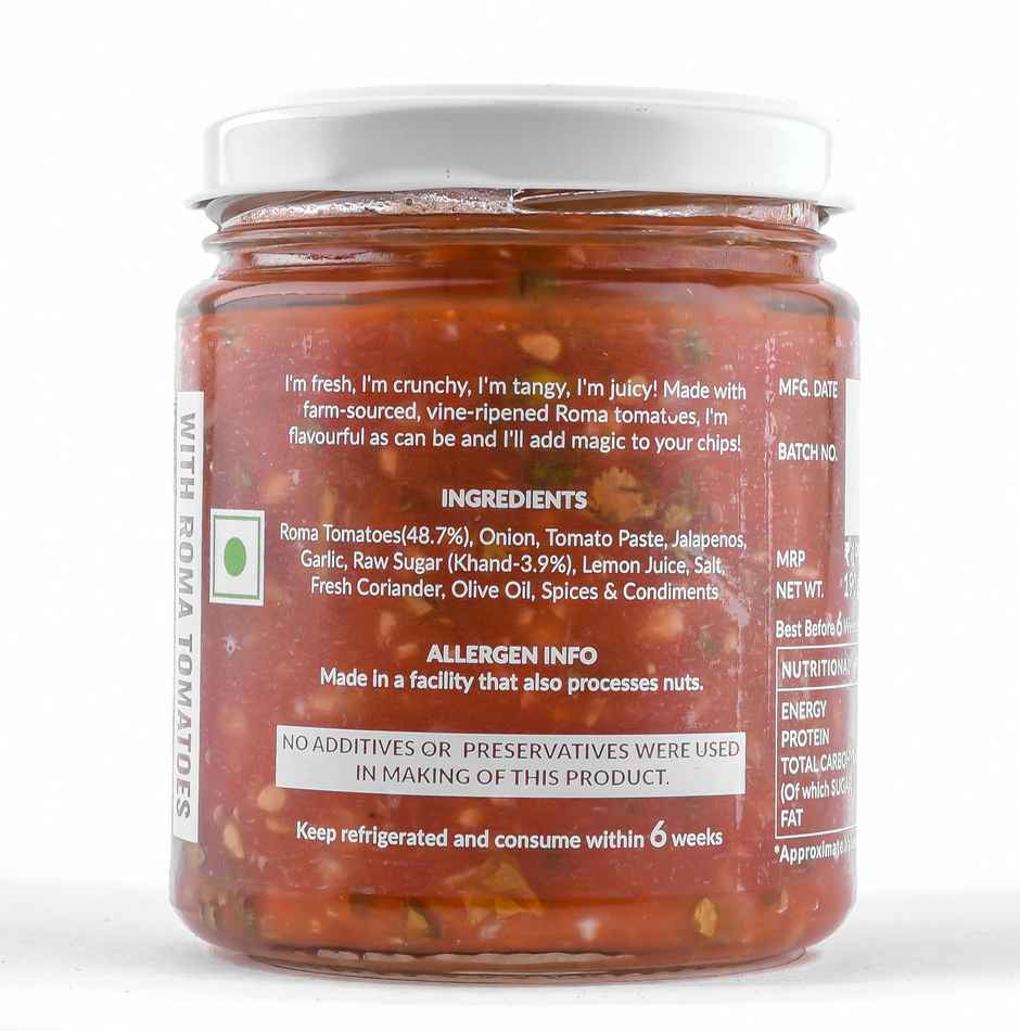 The Gourmet Jar Fresh Tomato Salsa