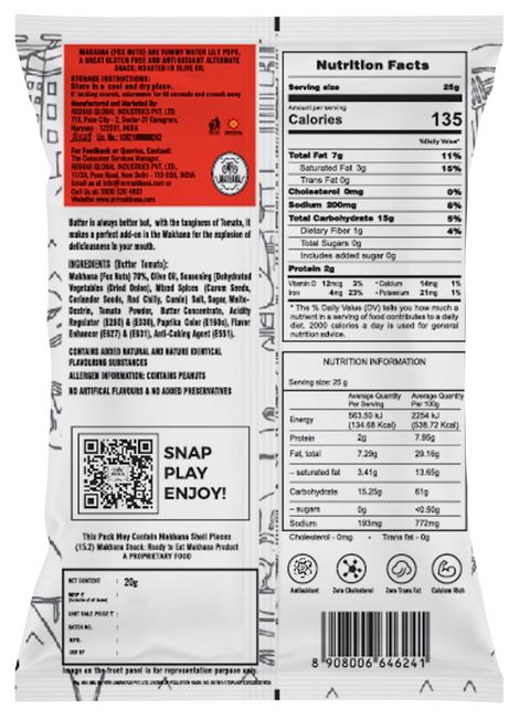 Mr Makhana Butter Tomato