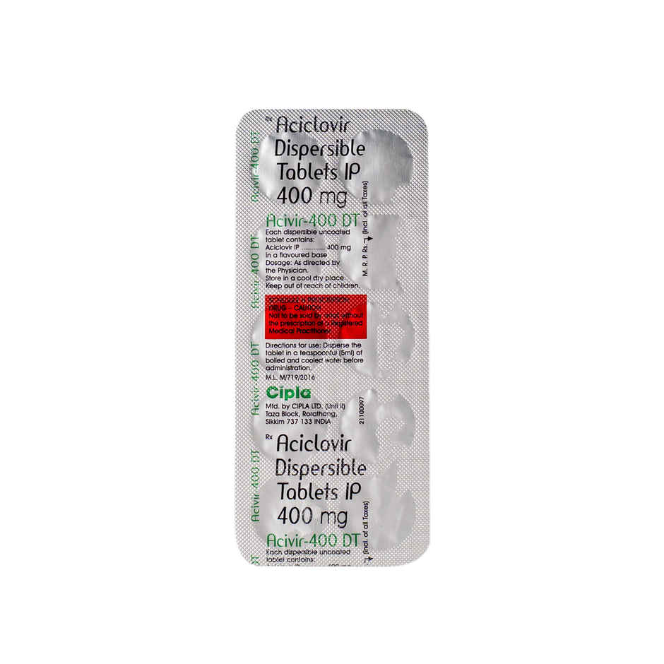 Acivir-400 DT Tablet