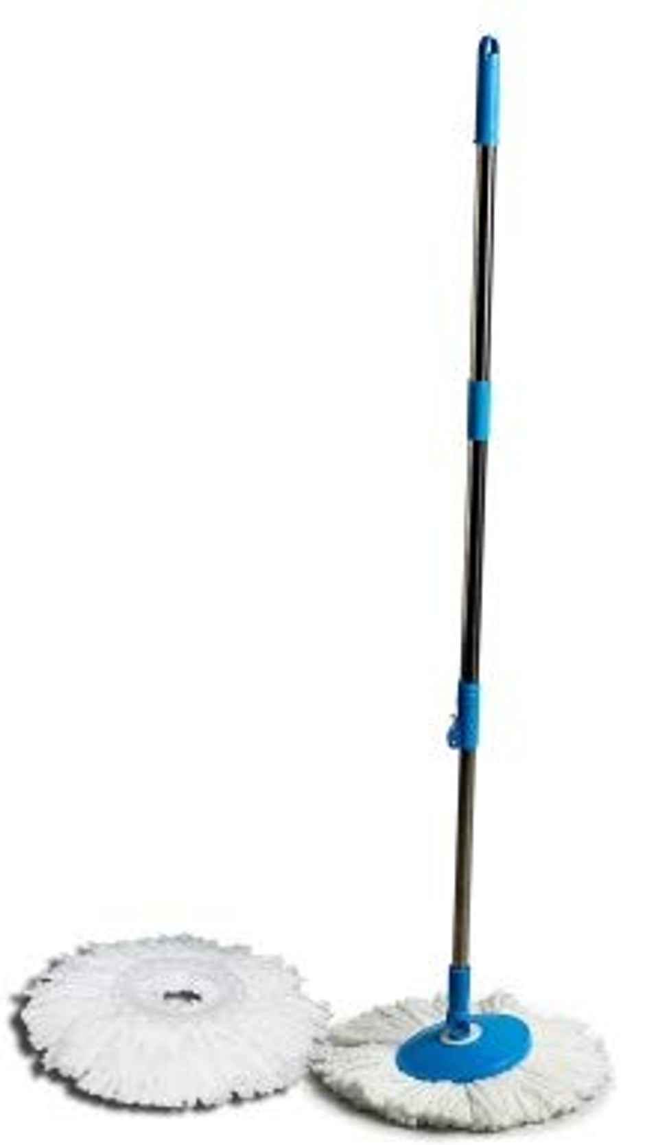 Esquire 360 Bucket Spin Mop Full Stick With Additional Refill Color Blue