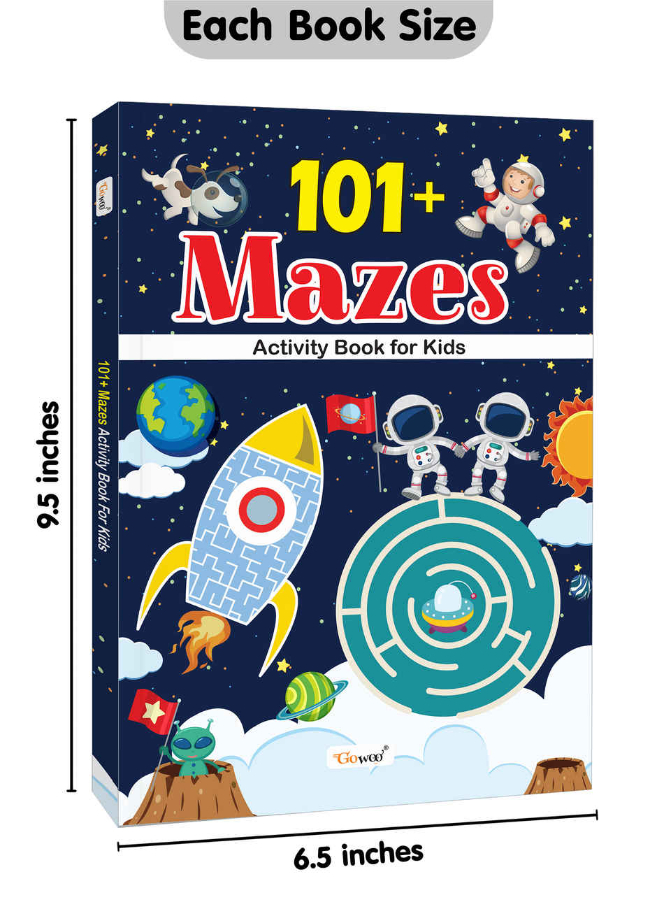 101+ Mazes Activity Book for Kids | Educational Puzzles for Kids | Preschool Learning Book