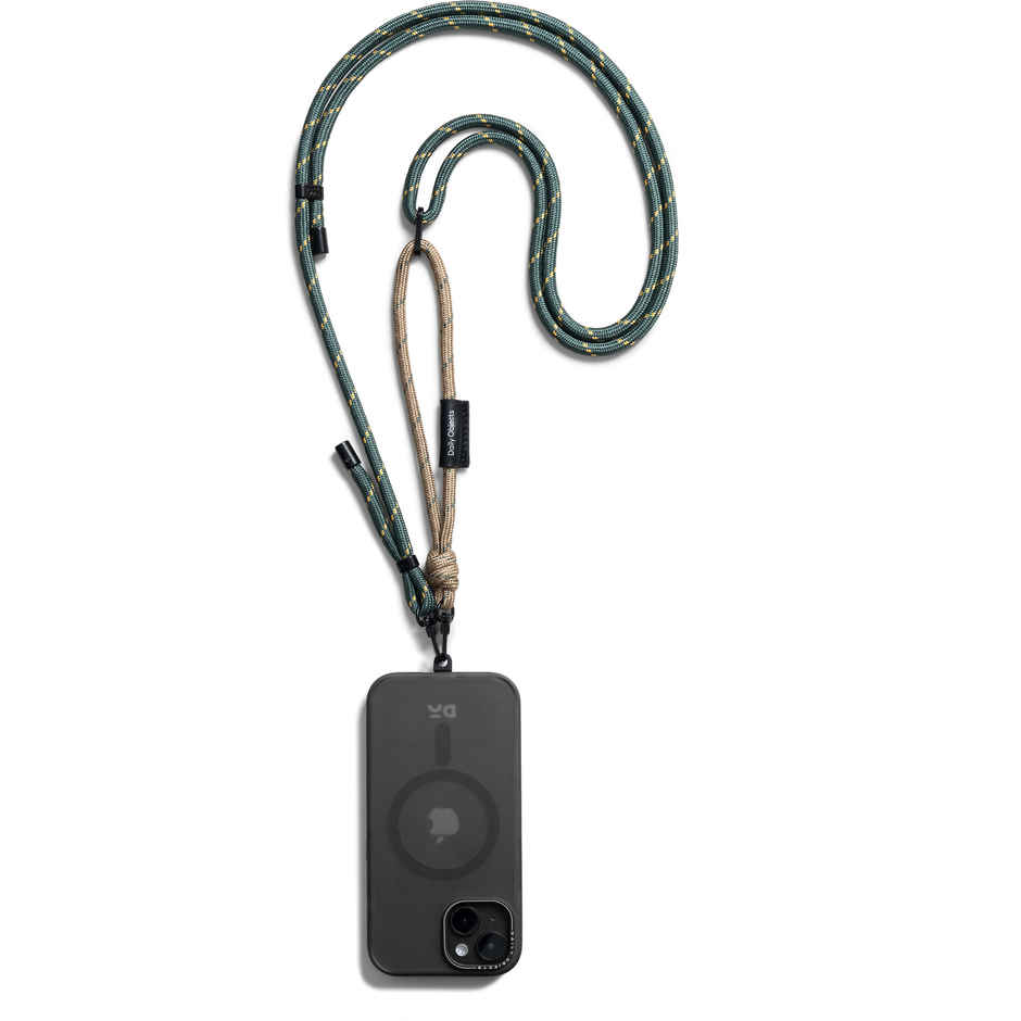 DailyObjects Beige-Green Crossbody Phone Lanyard - Cord
