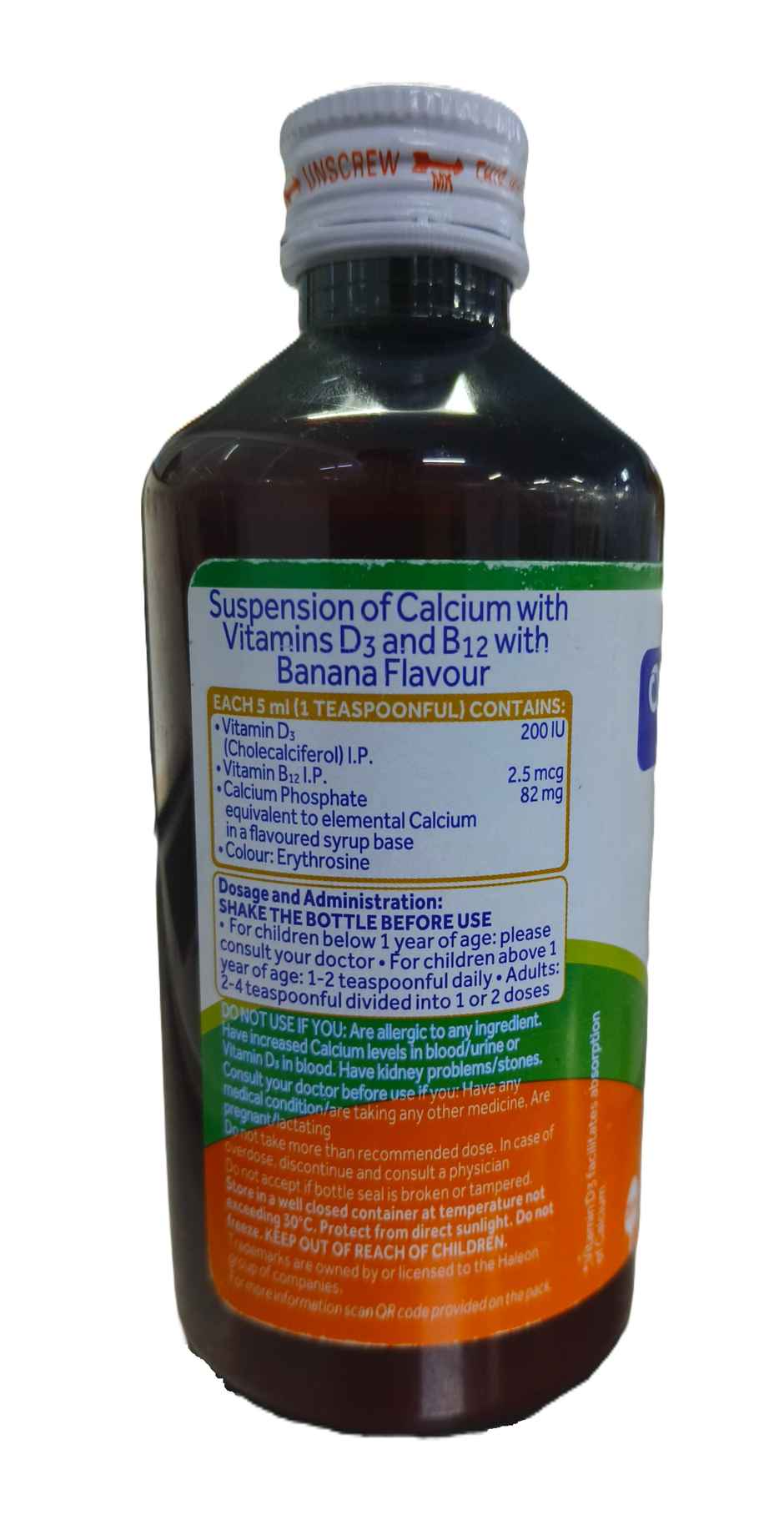 Ostocalcium B12 Tasty Banana Flavour  Oral Suspension