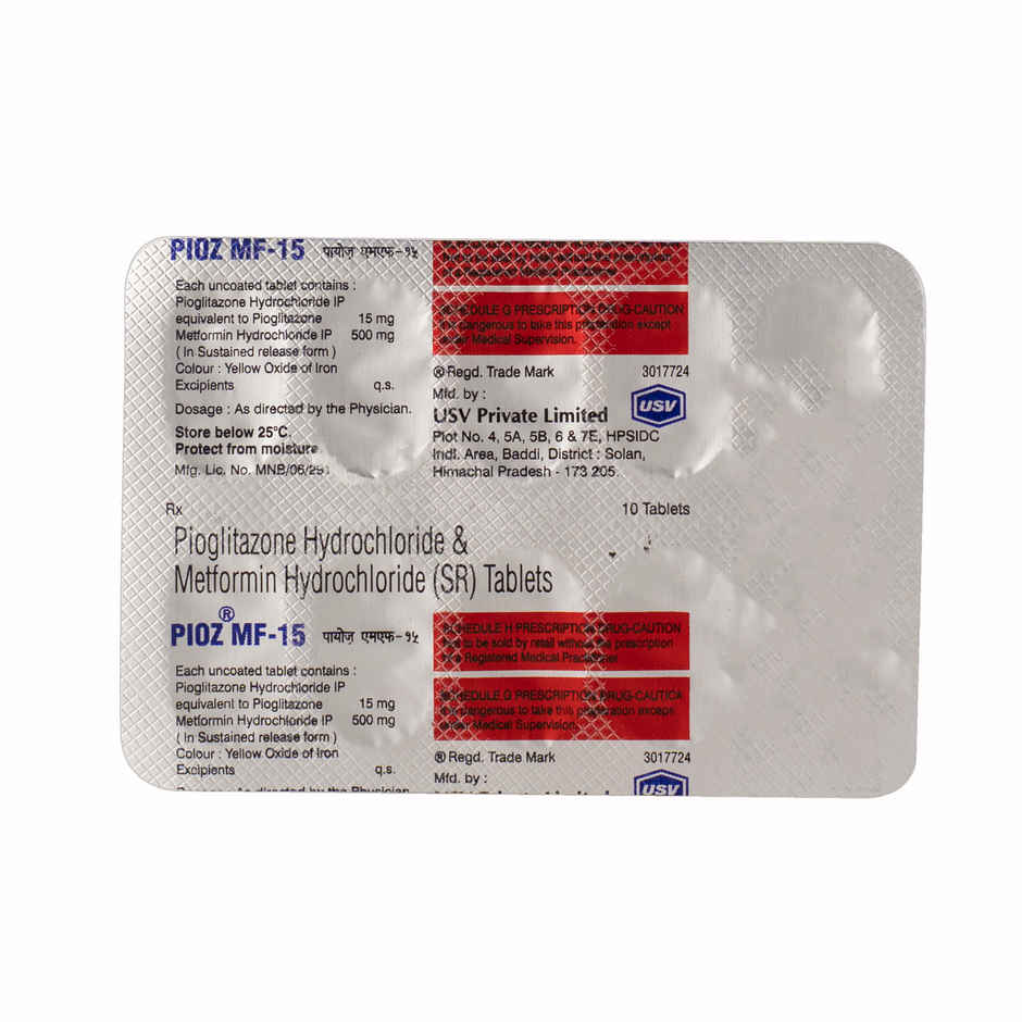 Pioz MF 15 Tablet SR