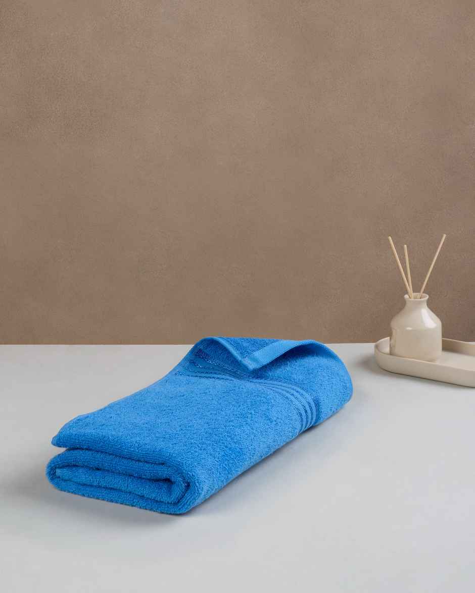 Himeya Quick Dry 380 GSM Cotton Bath Towel | Iris Blue