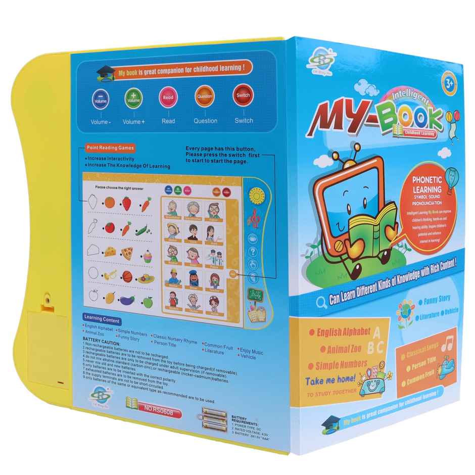 Toyshine Interactive Musical Phonetic Learning Book For 3+ Years Children - Multicolour
