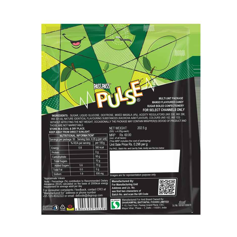 Pulse Kachcha Aam 50 Candies