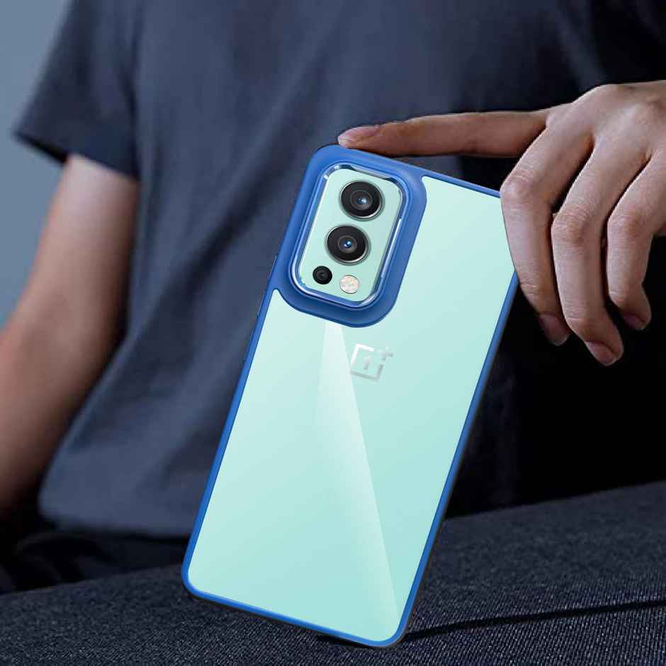 Artistque Case For Oneplus Nord 2 5G Back Cover |Premium Transparent Metal Camera Ring Cover