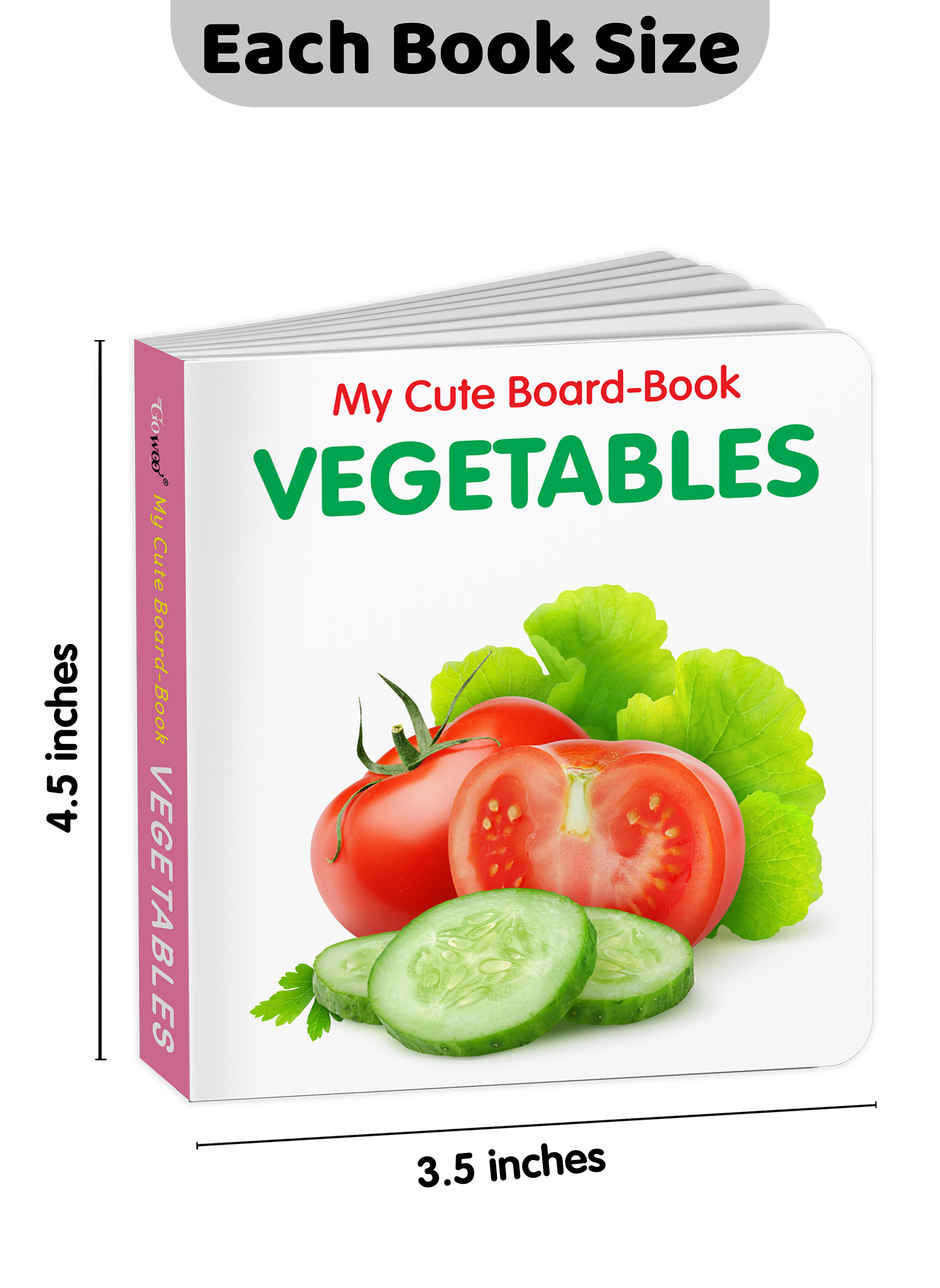 My Cute Board Book Vegetables | Early Learning Little Books for Toddlers | Preschool Board Book