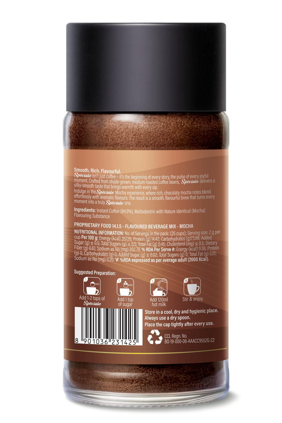 Continental Speciale Instant Coffee - Mocha | Jar